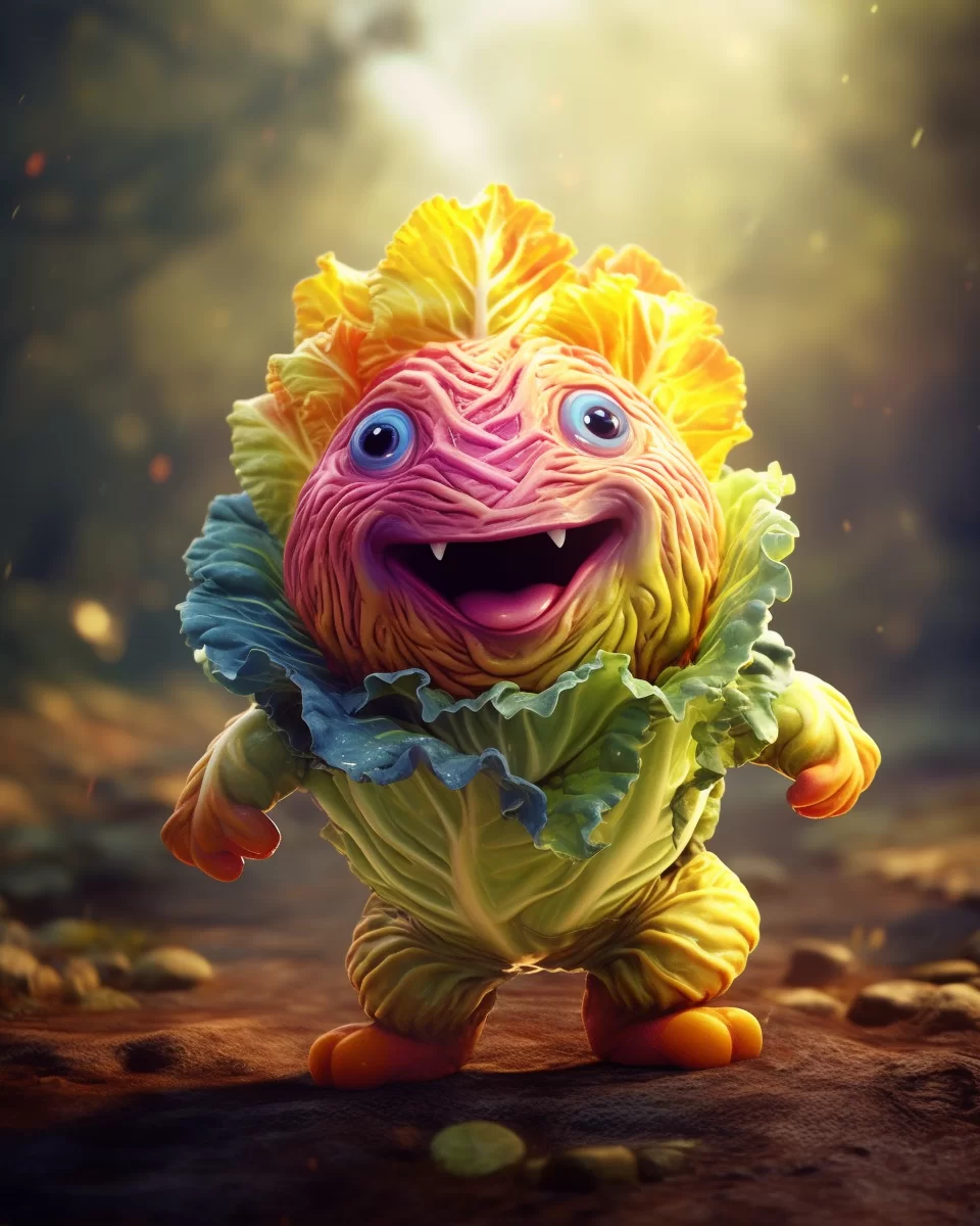 Cute Cabbage Monster