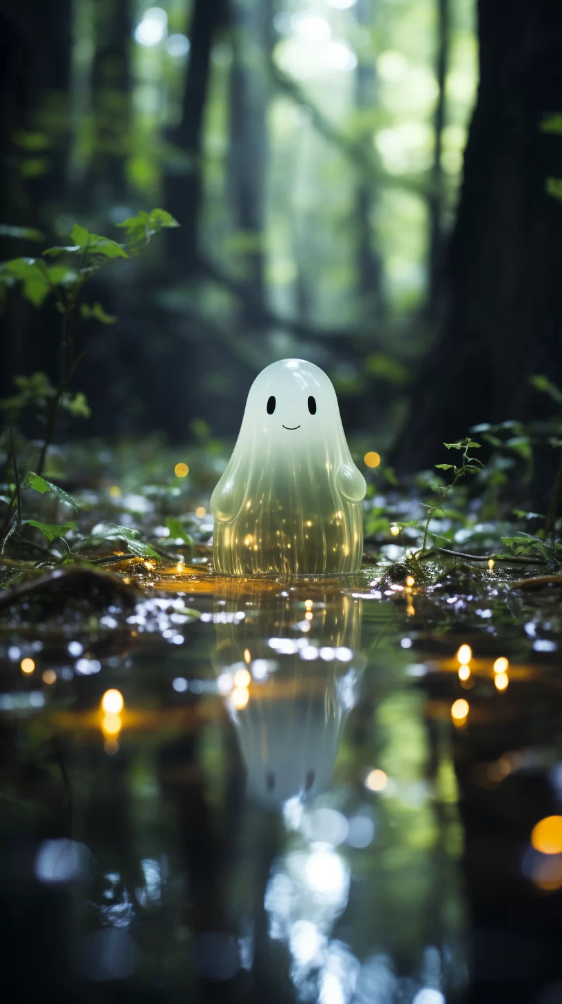 Cute Glowing Ghost