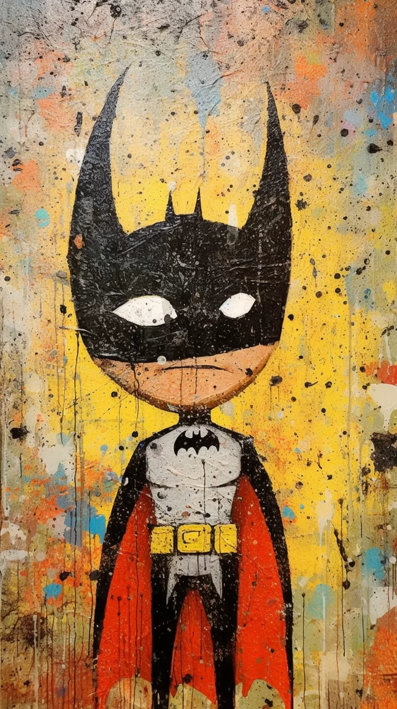 Cartoon Whimsical Batman