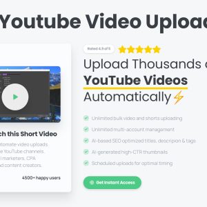 Youtube Video Uploader 1Year